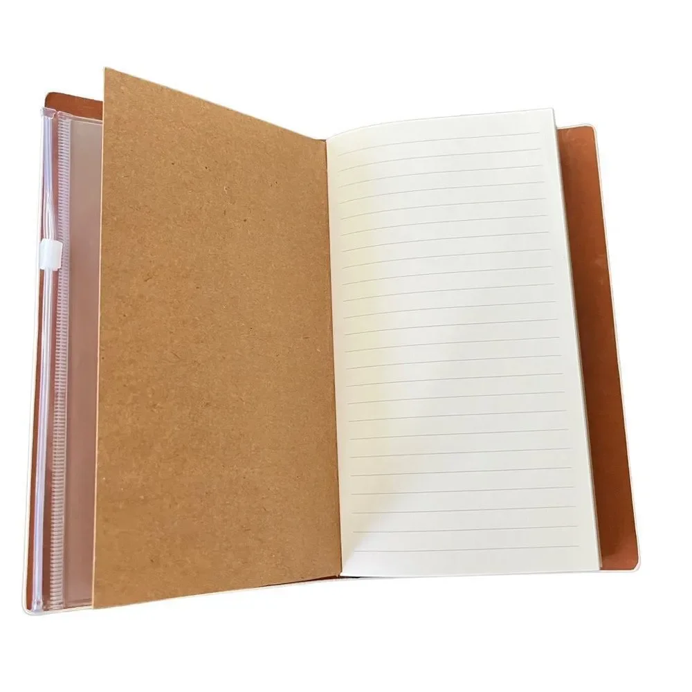 Crystal Ball & Bonsai Tree Faux Leather Reusable Travelers Notebook 8x4.5” - Picture 5 of 8